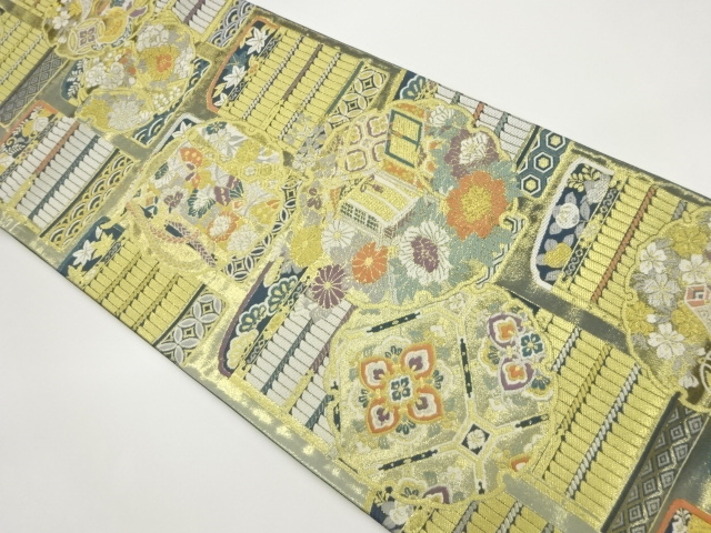 JAPANESE FUKURO OBI / WOVEN SNOWFLAKE